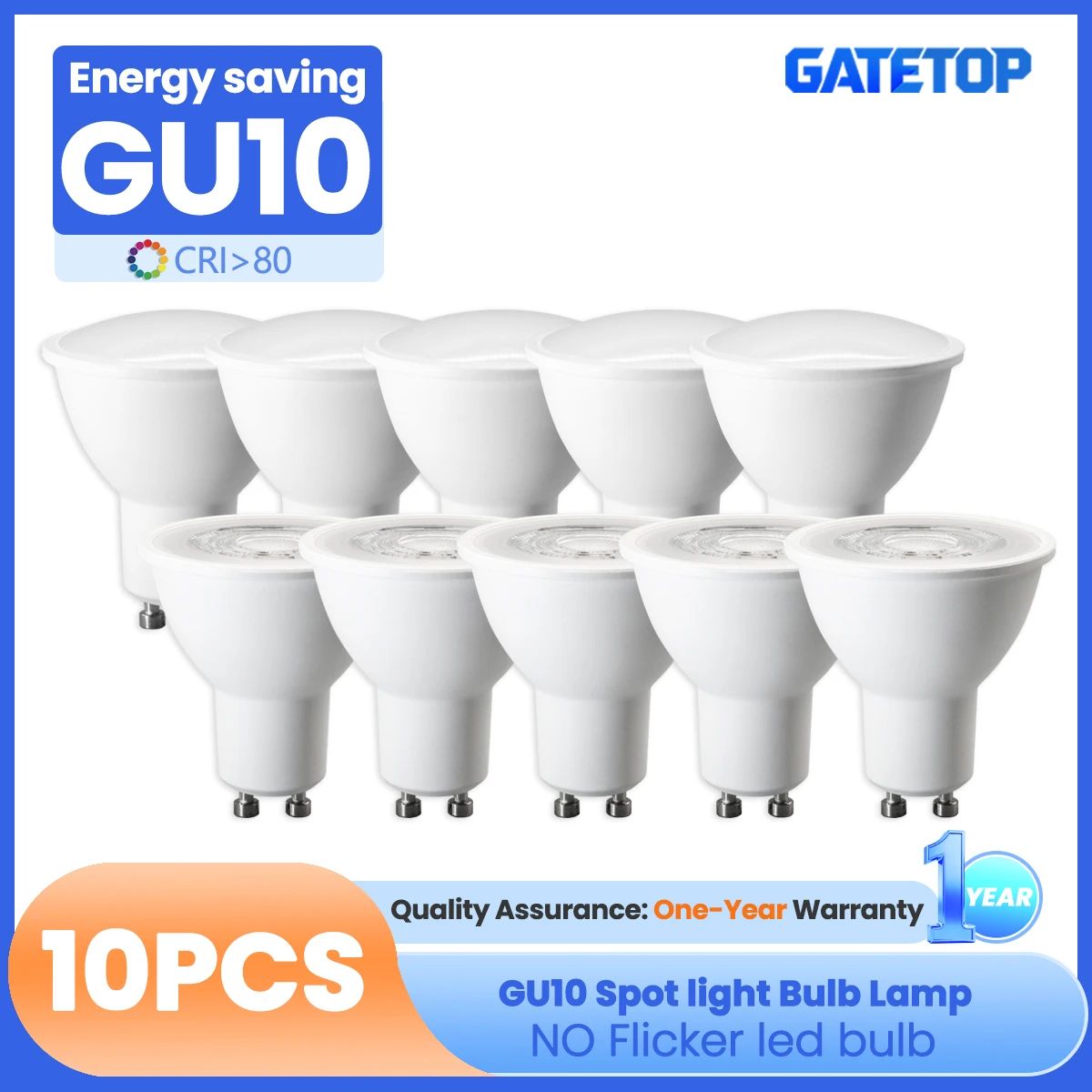 

10 шт. светодиодный прожектор с высоким люменом GU10 3 Вт 5 Вт 6 Вт 7 Вт 8 Вт 9 Вт переменного тока 220 В заменяет галогенную лампу 50 Вт подходит для люстр вниз