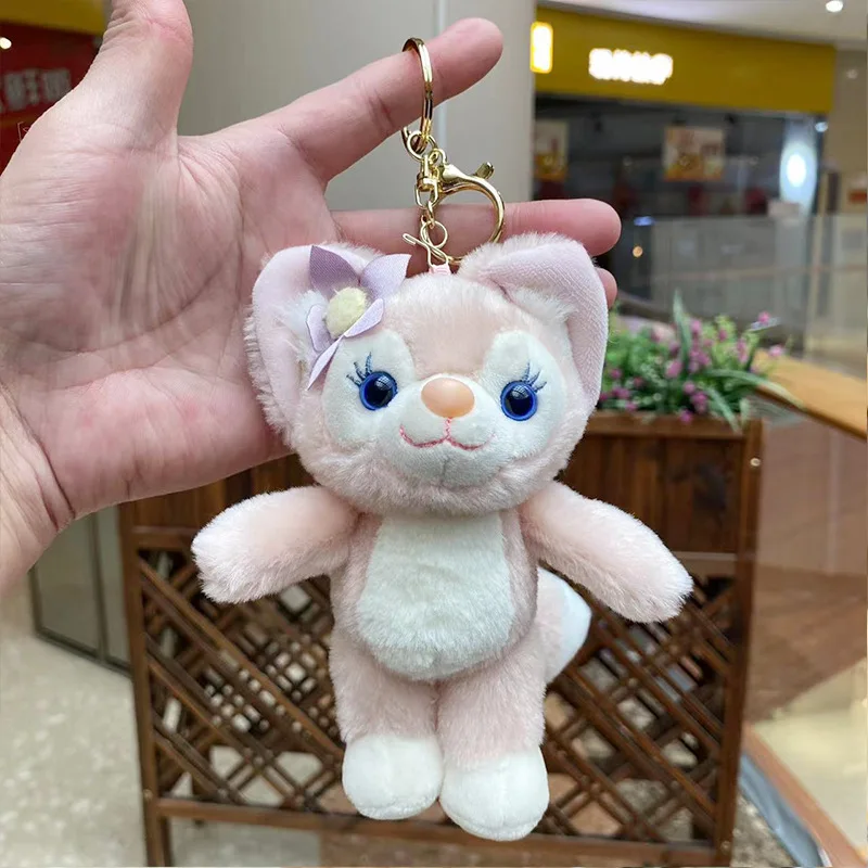 New cartoon Fox Keychain pendant girls cute doll bag ornaments children's doll plush toy gifts stuffed animals