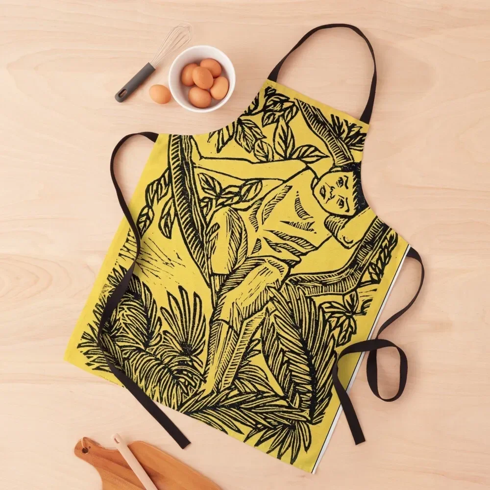 

Up the Plumeria Tree Apron Salon christmas decoration For Nail Stylist Apron