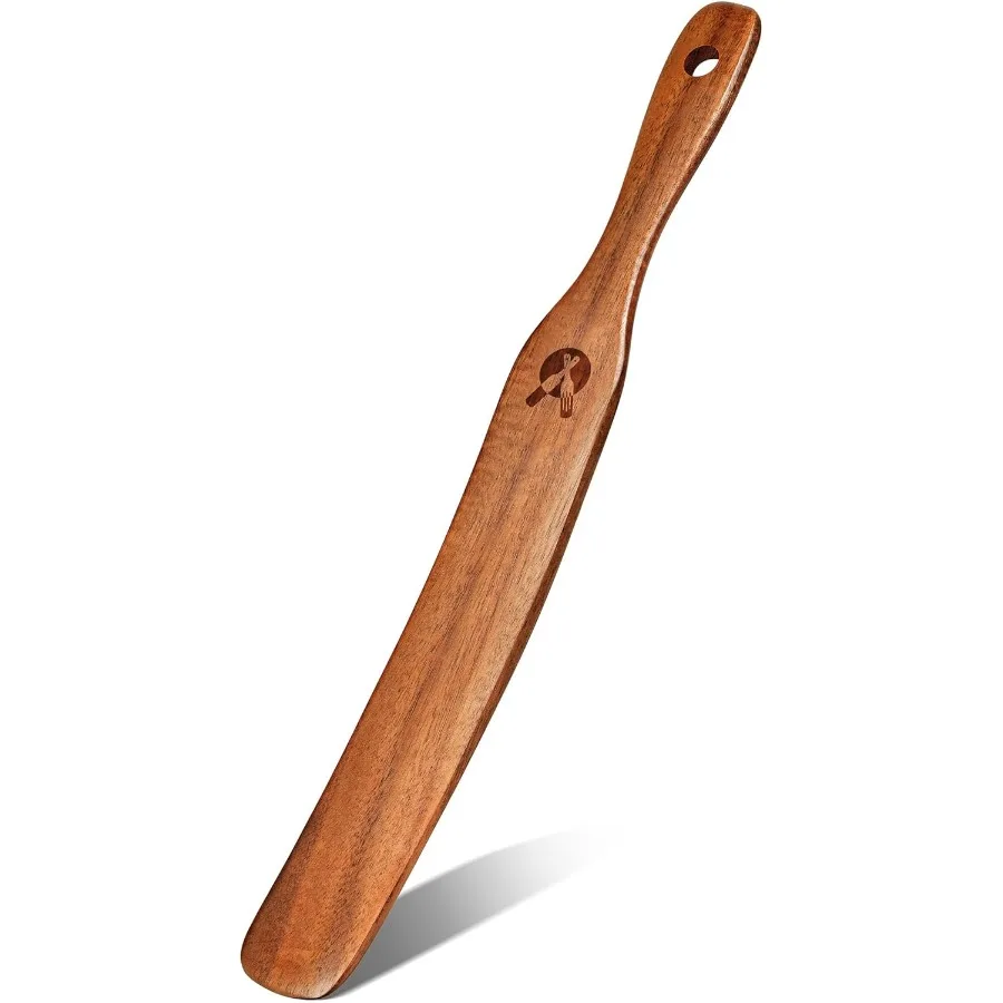 

Ski Spurtle for Sourdough Starter Mixing Reaching Bottom of Jar Dough Whisk tural from High Moist Resistae Teak Spurtles Kitche