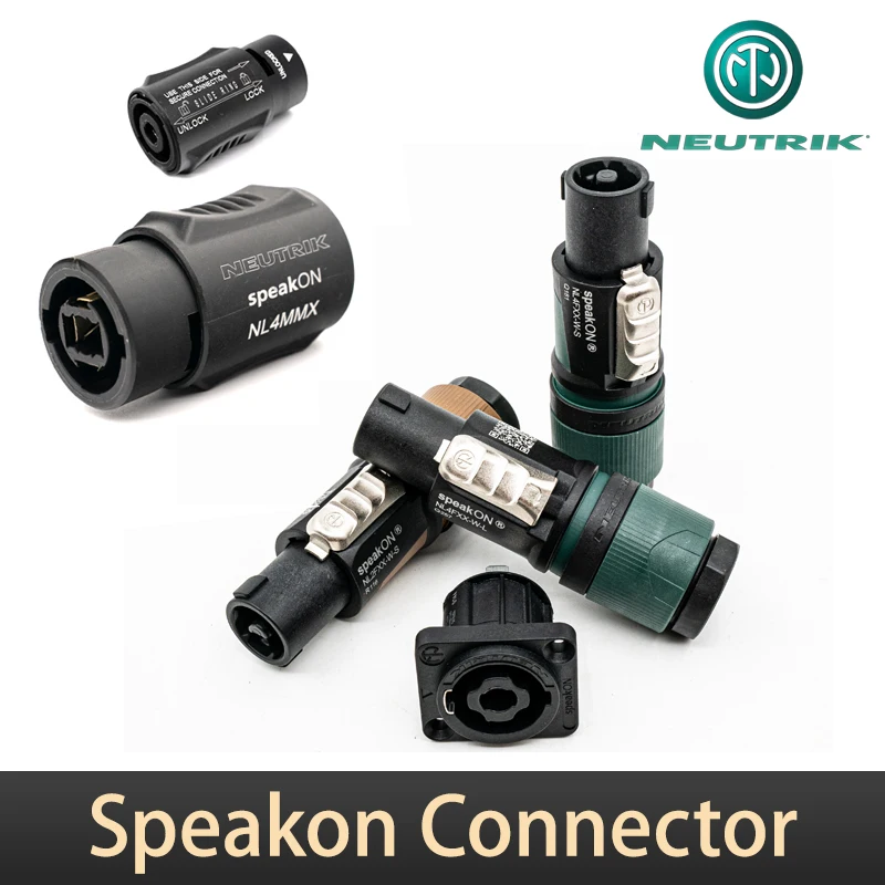 Neutrik SpeakON Connectors 2Pin Speaker Connector NL2FXX,Professional 4Pin Speaker Connector NL4FXX,Performance Audio Connectors