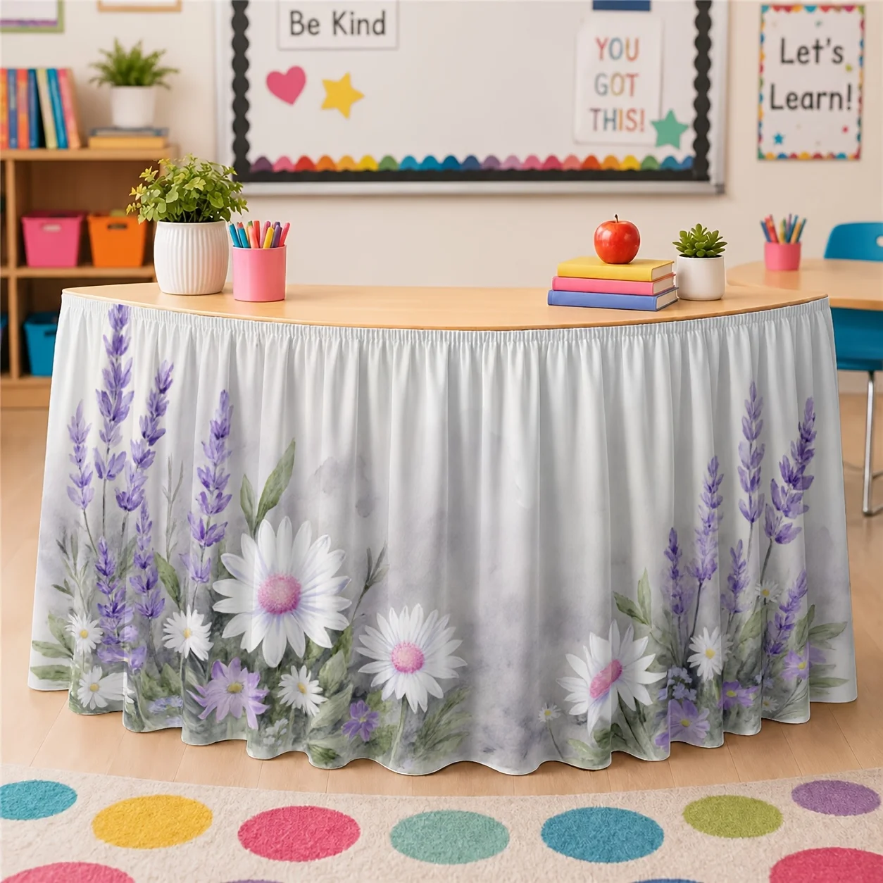 White daisies - fresh and natural - spring, summer, Mother's Day, wedding, afternoon tea, tablecloth for the party