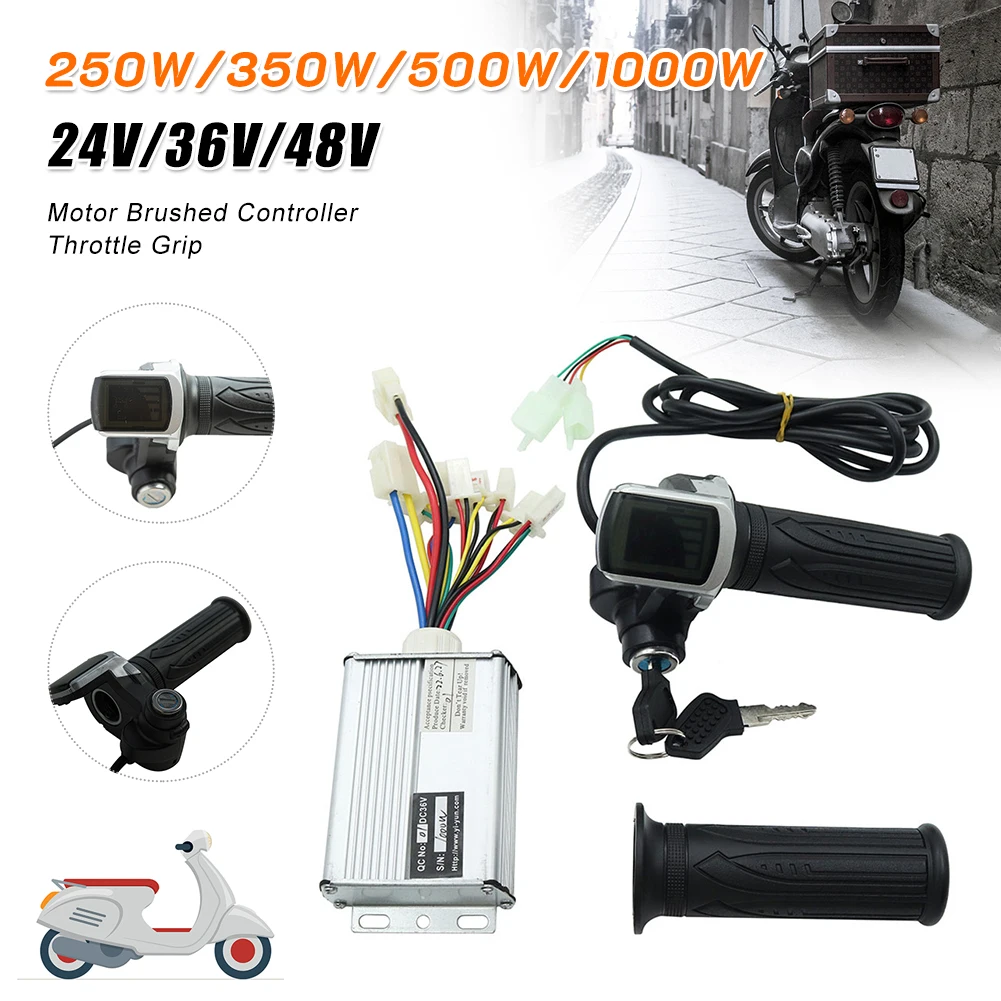 High Quality Electric Bike Cycling Accessories Tools Brushed DC Motor Controller 24V 36V 48V 250W 350W 500W E-bike Scooter