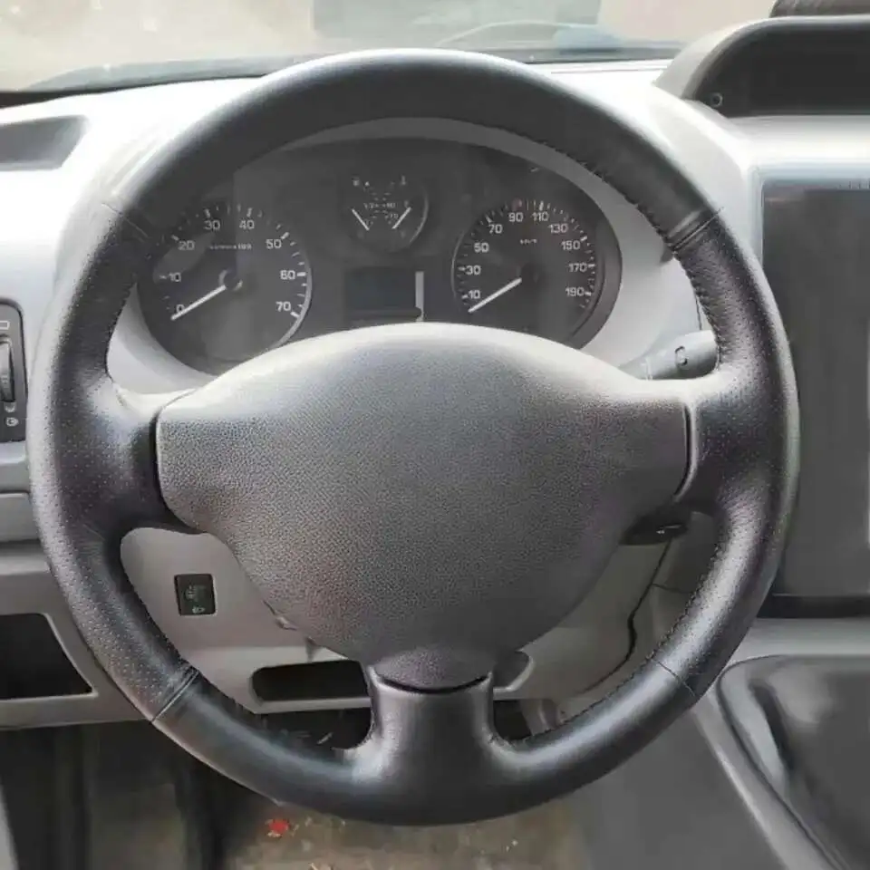 For Peugeot 207 Expert Partner Citroen Berlingo Jumpy Toyota Car Steering Wheel Cover Trim Soft Microfiber Leather Cover