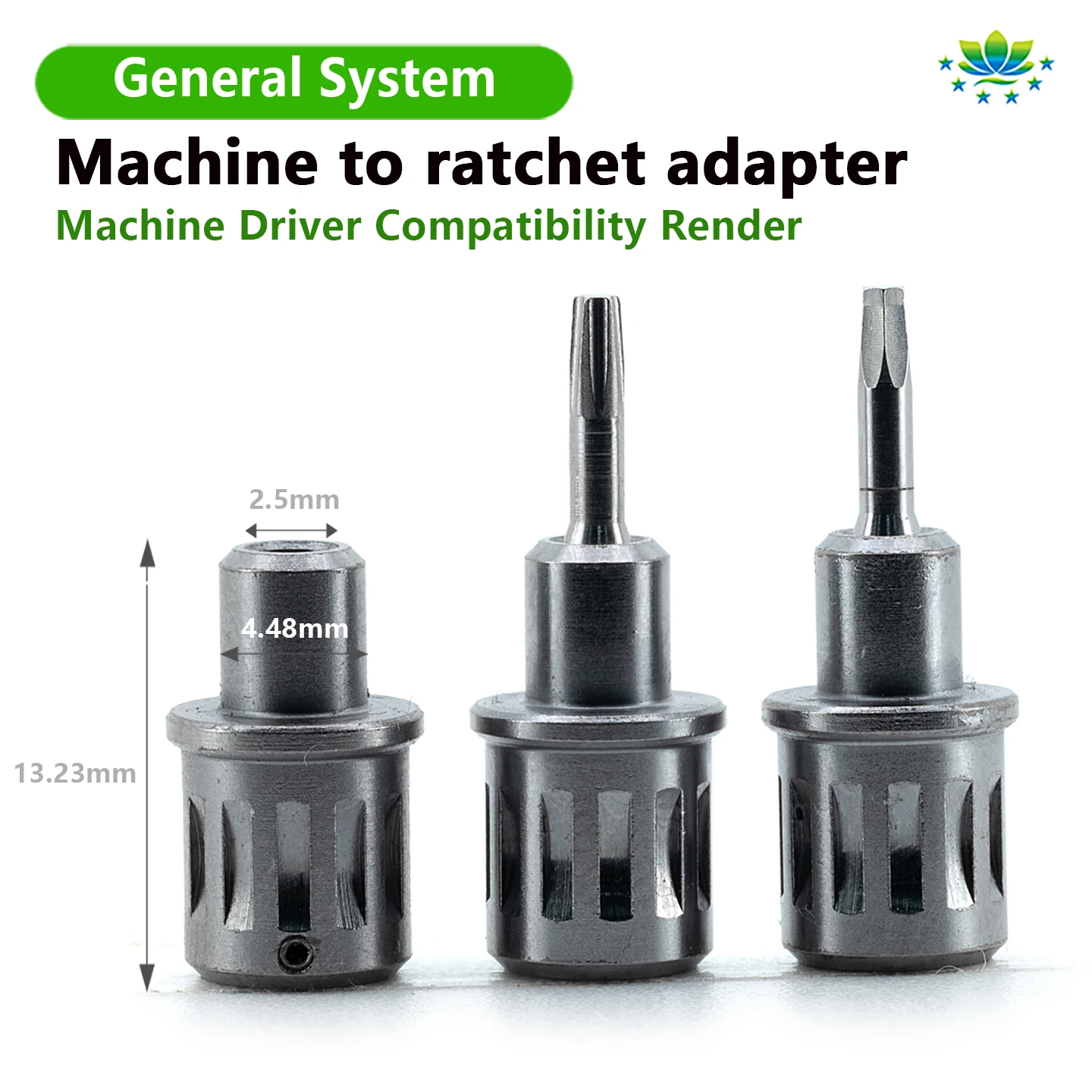 Precision Stainless Steel Ratchet Torque Wrench Locator Adapter Machine Tool Accessory OEM ODM Custom Surgical Instrument Parts