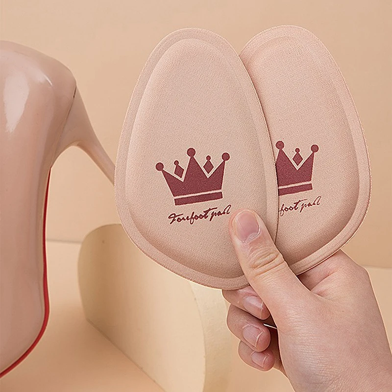 Crown Half-size Pad Insoles, Women's Forefoot Pads, Pain-proof, Ultra-soft Heels, Do Not Tire The Feet