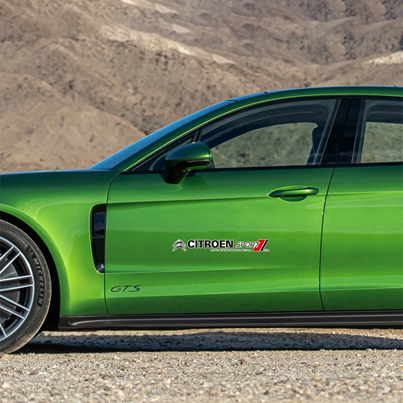 Sport Decalcomanie Porta Auto Decorazione Adesivi Accessori Per Citroen C1 DS3 C2 C3 Vts C4 Saxo C4L C5 C6 C8 Xsara C3-XR Picasso