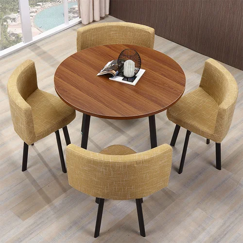 New Dining Tables Dining Table Set 4 Chairs Comedor 4 Sillas Reception Coffee Tables Living Room Furniture Chairs Kitchen Table