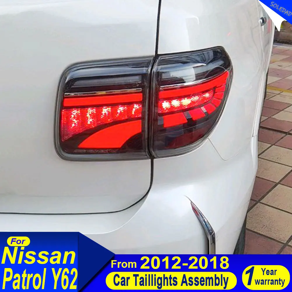 

for Nissan Patrol Y62 LED Tail Light 2008-2018 Patrol Rear Stop Lamp Brake Signal DRL Reverse Automotive Accessories