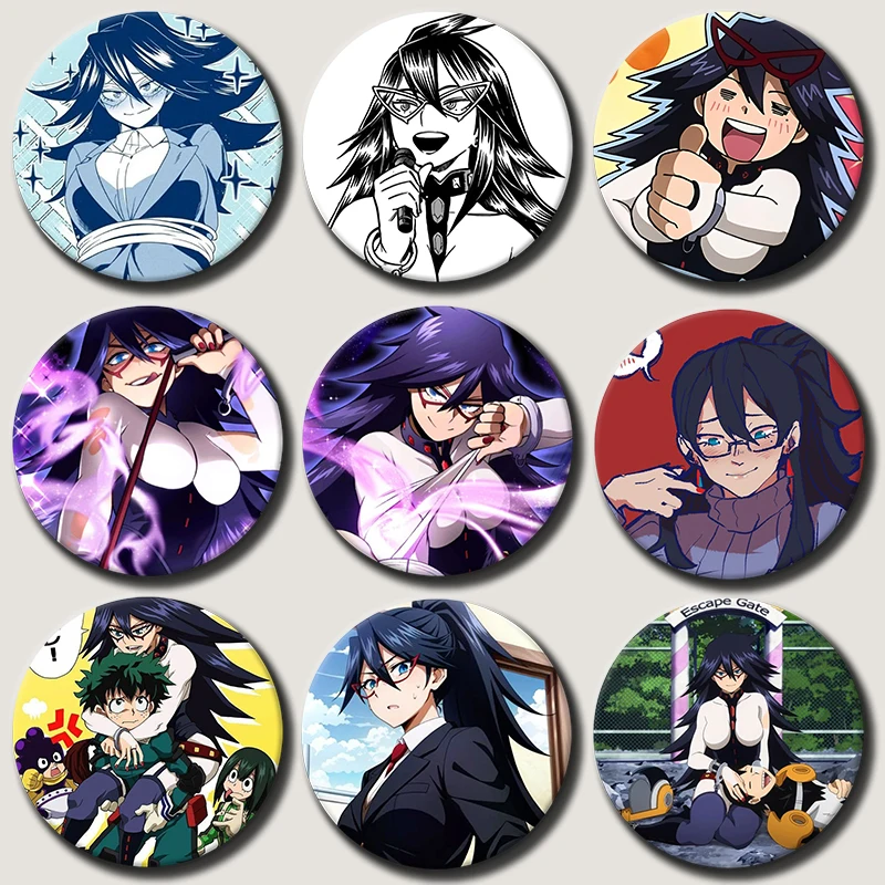 

58mm Anime Character Nemuri Kayama Soft Button Pin Midnight Cartoon Brooch Creative Badge for Backpack Clothes Decoration Gift
