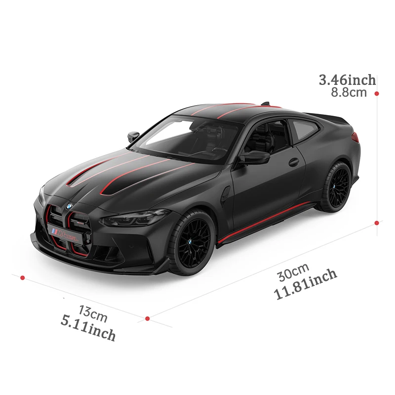 RASTAR BMW M4 CSL Sport Cars RC Car 1:16 Scale Remote Control Vehicle Car Model Auto Machine Toy Gift For Kids Adults