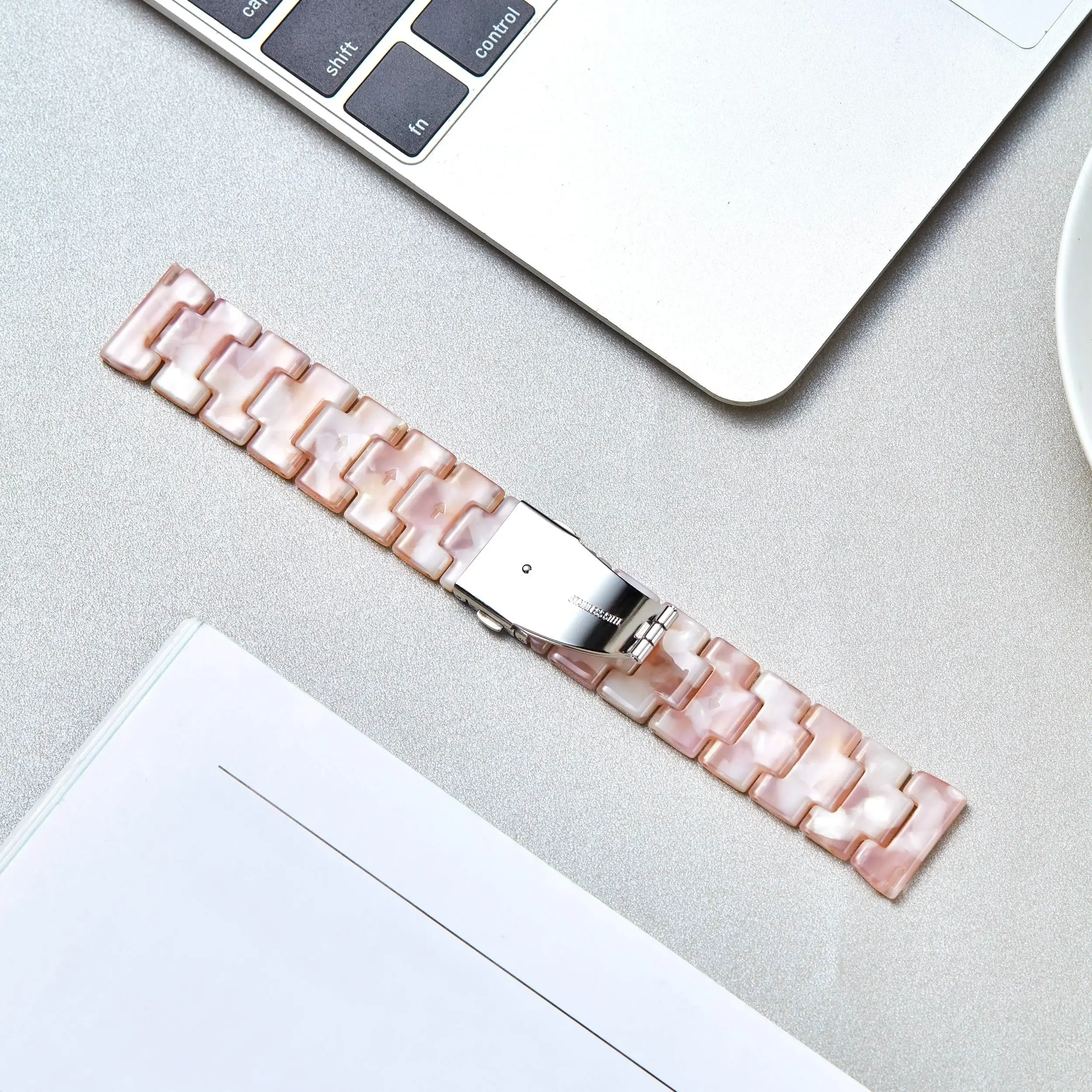 20mm Resin Strap for Samsung Galaxy Watch 7/6/5/4 44mm 40mm Band Active 2 WatchBand 22mm Strap Eco-friendly Replacement Bracelet