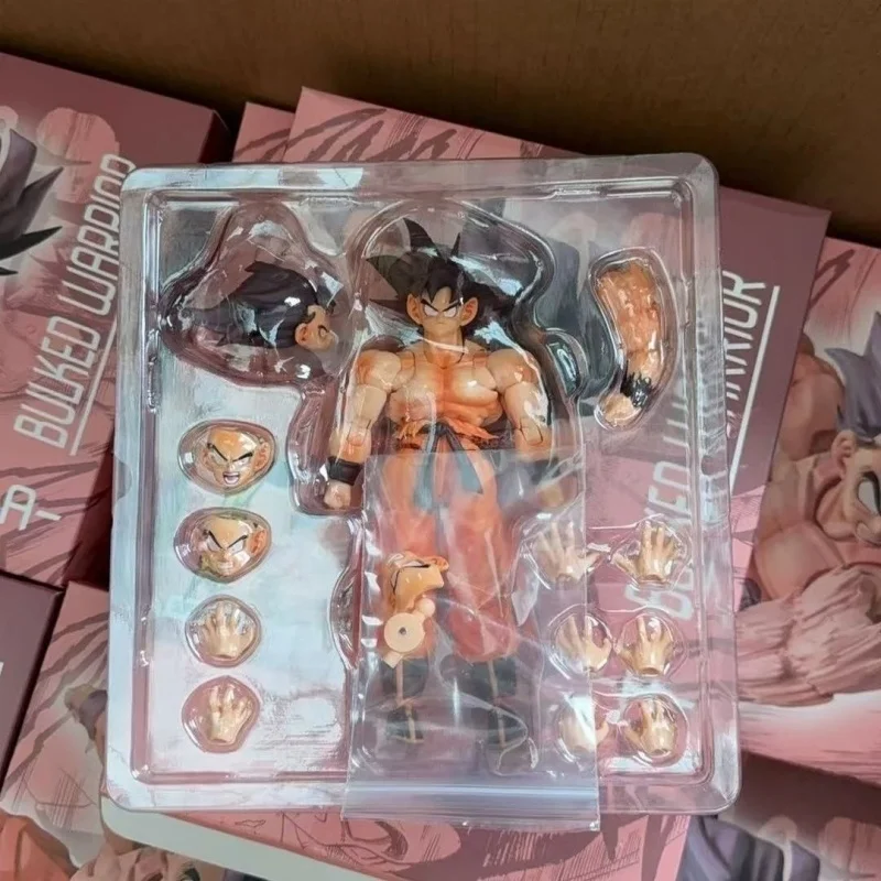 

Wow Super Action Studio1/12 Dragon Ball Anime Fiqure Kaiouken Son Goku Action Fiqurine Figure Doll Collect Goku Model Toy Gift