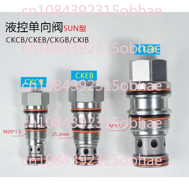 Sun-Type Thread Plug-in Liquid Control One-Way Valve Ckcb/Ckeb/Ckgb/Ckib Scroll Soft Clamp Forklift Valve Core