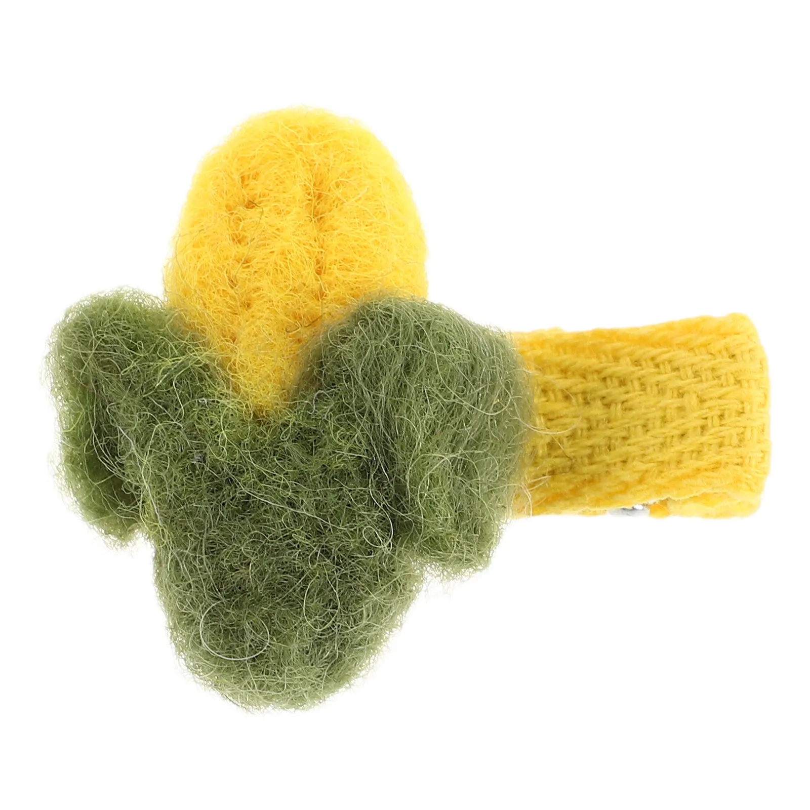 

Cute Corn Wool Felt Hair Clips for Sweet Bangs Clip for Party Wear and Everyday Style Accessory
