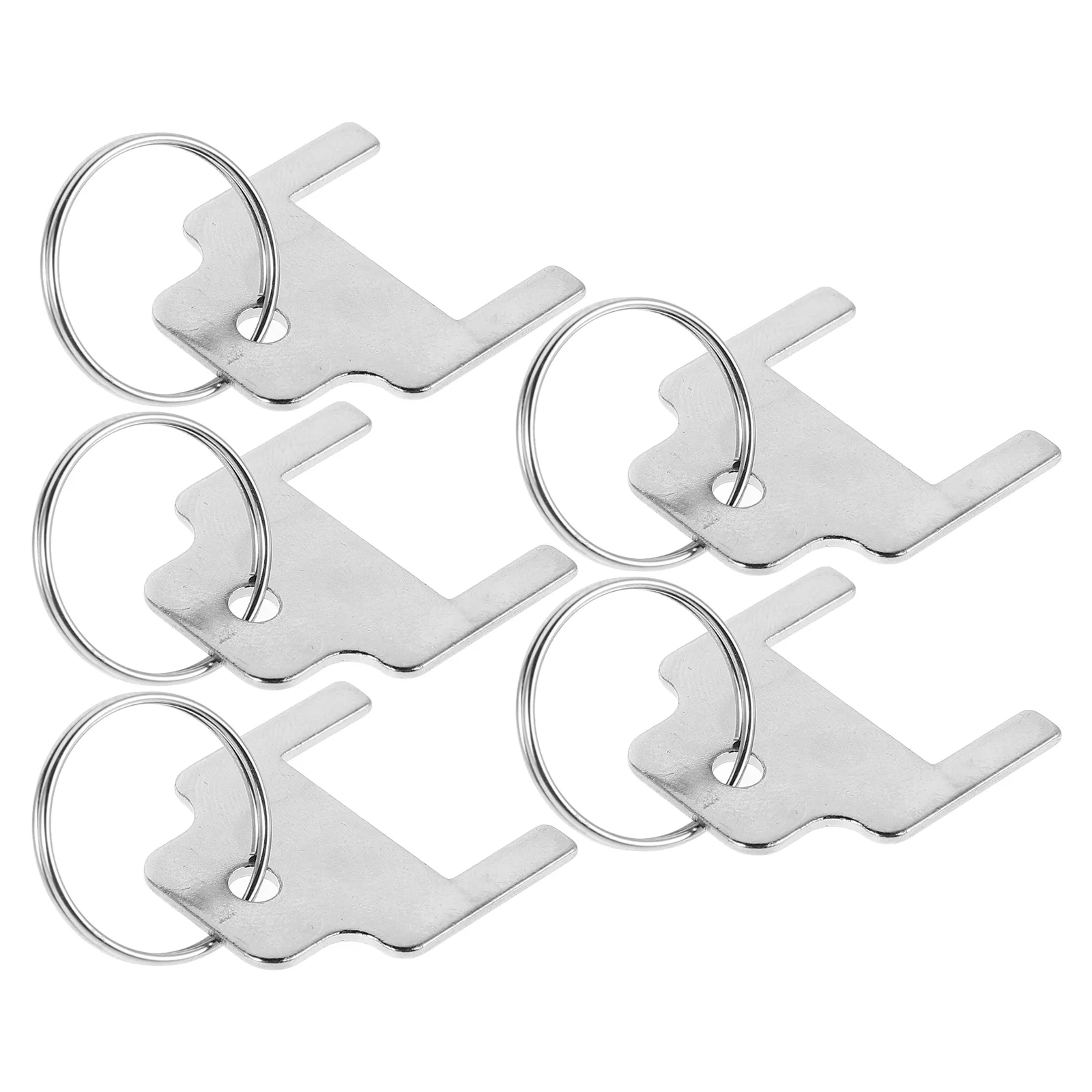 

5pcs Paper Towel Dispenser Keys Stainless Steel For Compatible Universal Tissue Holder Key Commercial Bathroom