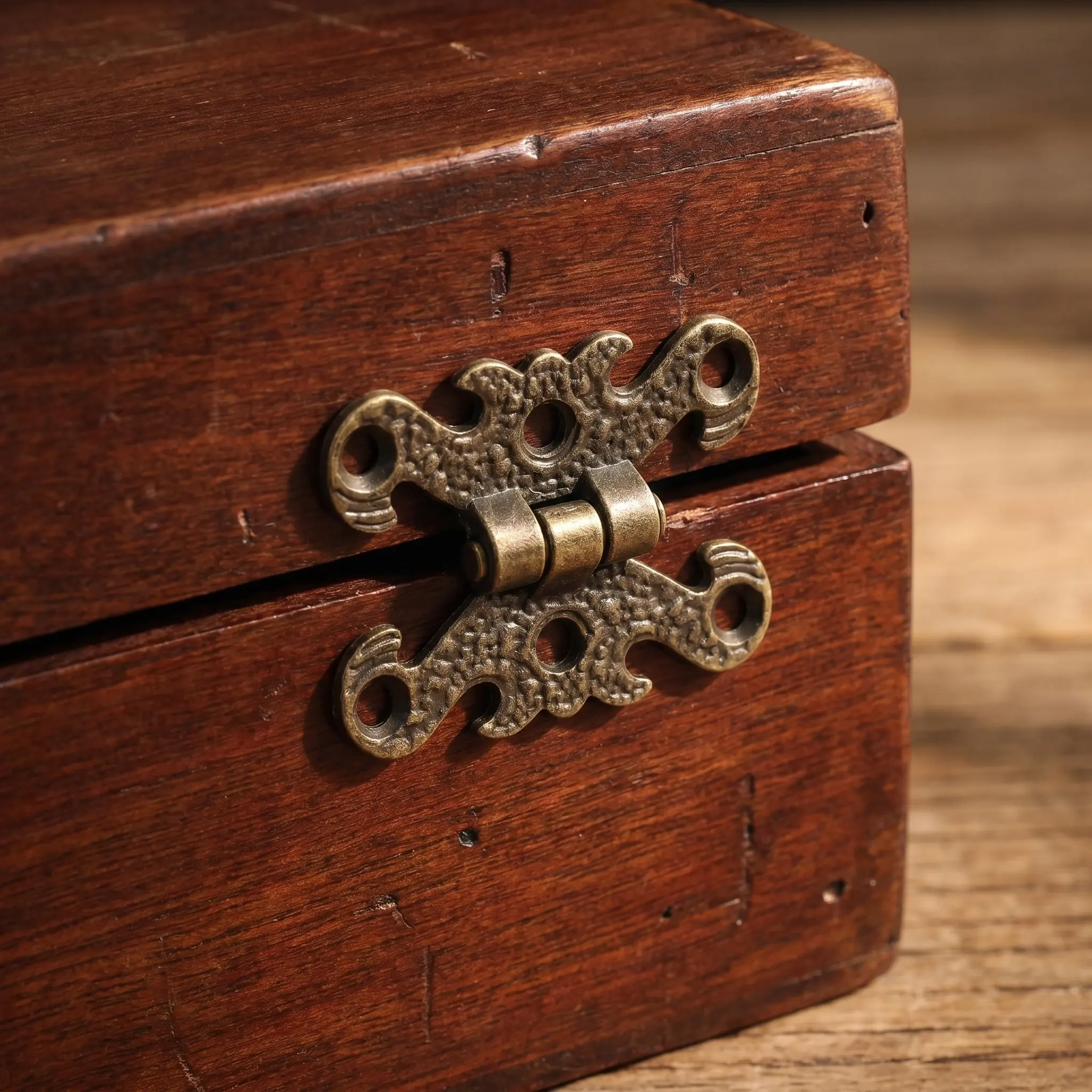 16pcs Jewelry Box Hinges Antique Folding H-Shape Hinges Wooden Gift Boxes Treasure Chest Small Cabinet Vintage Hardware Projects