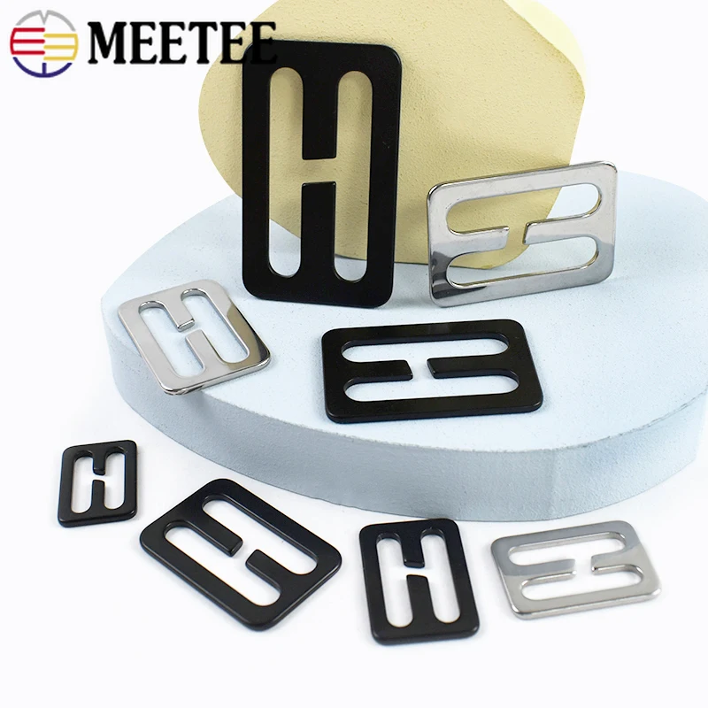 

2-10Pcs 20-50mm Stainless Steel Buckles Bag Adjust Tri-Glide Slider Clasp Webbing Strap Loops Buckle Carabiner Clips Accessories
