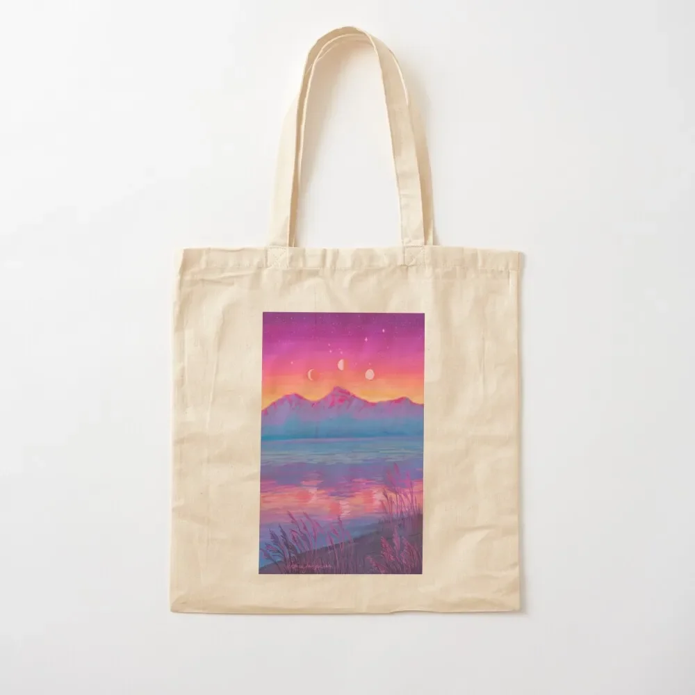 

Zodiac Signs as Landscapes - Cancer Tote Bag large size bags tote bag men's reusable shopping bags eco pack
