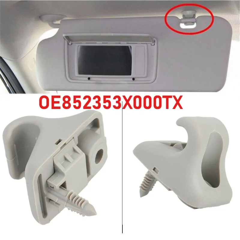 2pc Car Sunshade Fixing Buckle Suitable Interior Fastener Accessories For Modern Kia Yuedong Yashun Langdong Furedi 852353x000tx