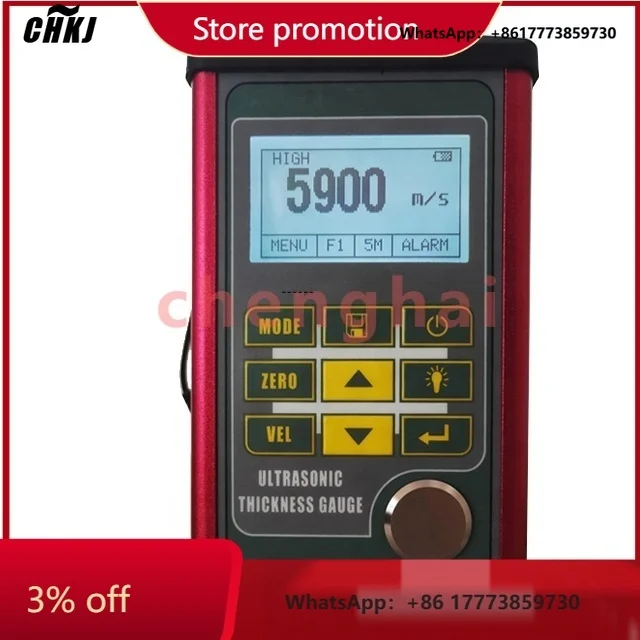 

CHKJ-2025NEWMetal Ultrasonic Steel Thickness Measurement Gauge/ultrasonic Thickness Meter