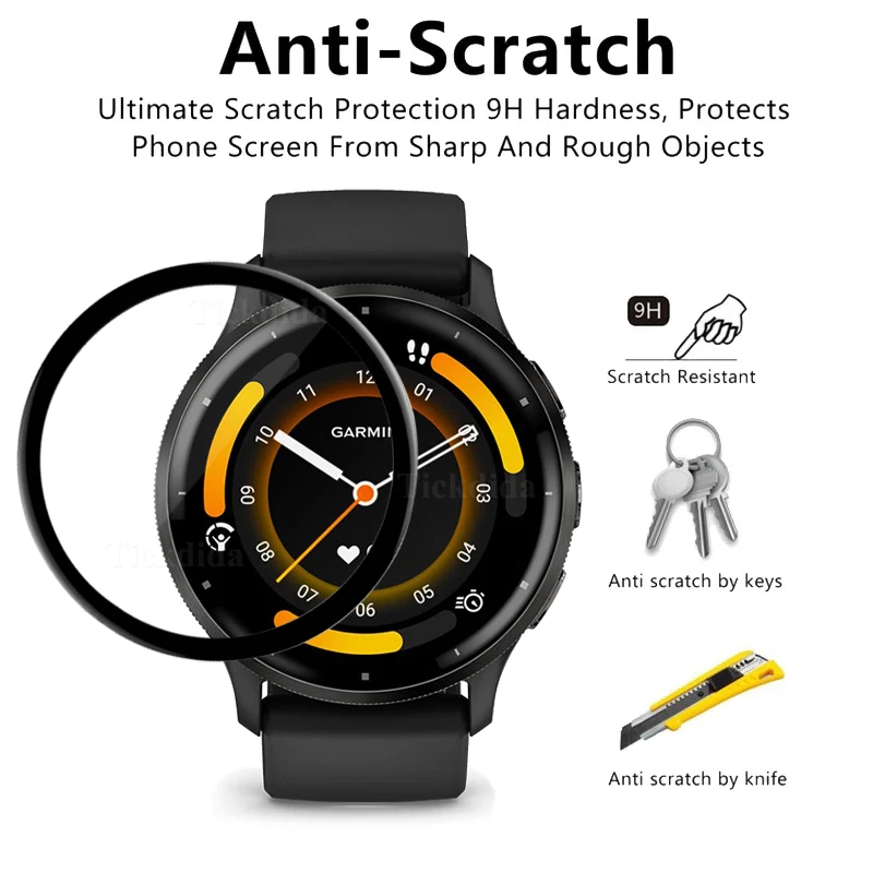 Soft Tempered Glass for Garmin Venu 3 3s Protective Film for Garmin Venu 3 Shell Screen Protector Accessories