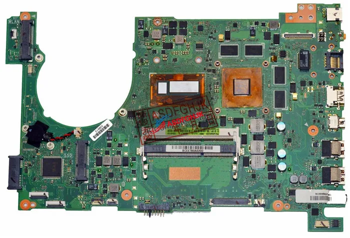 Original FOR Asus Q550LF Laptop Motherboard WITH  i7-4500U CPU 60NB0230-MBB110 fully tested