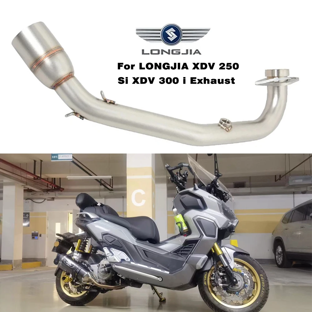 

Motorcycle Exhaust Muffler Escape For Longjia XDV250 XDV300 XDV 300 Motorcycle Exhaust Muffler Pipe
