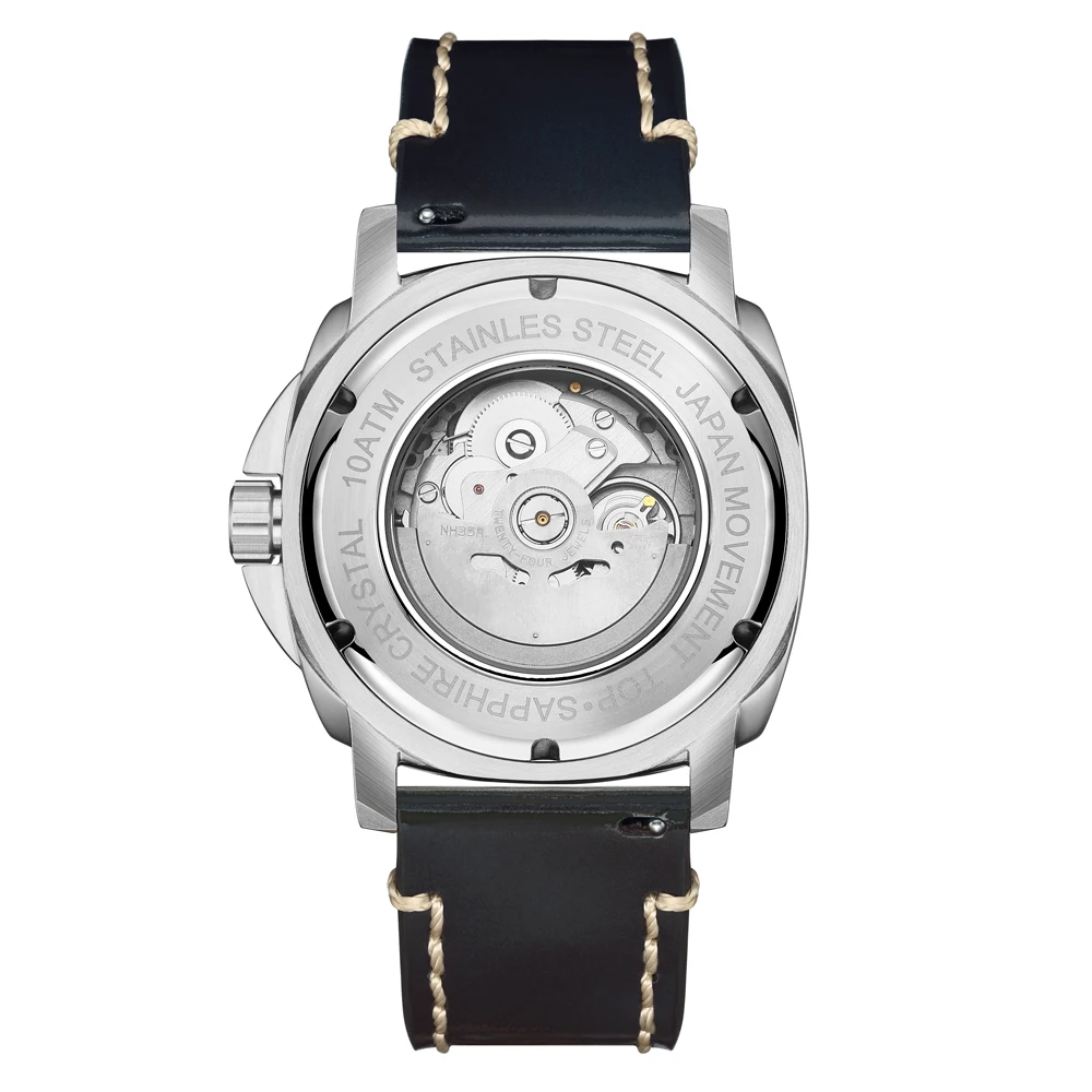 Men's Mechanical Watches Men Automatic Man NH35 Vostok Amphibia Sapphire Stainless Steel Luxury Wrist Timepiece