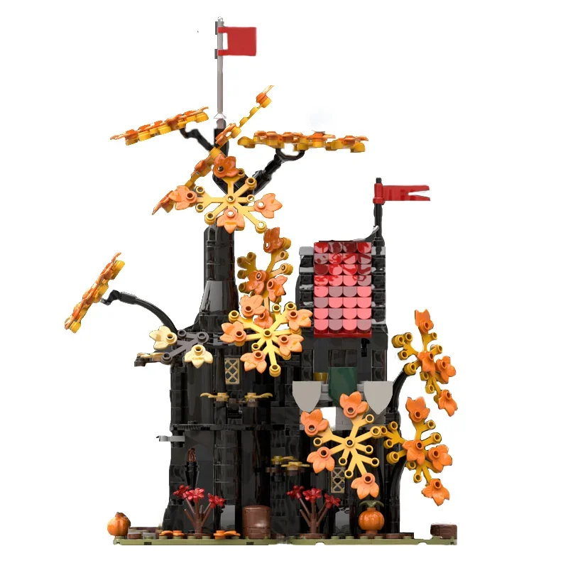 

489pcs Moc-40567 Forest Hideout - Wolfpack Mod Modularity Castle Buildings Building Blocks Set Assembly Bricks Toy Kid Gift