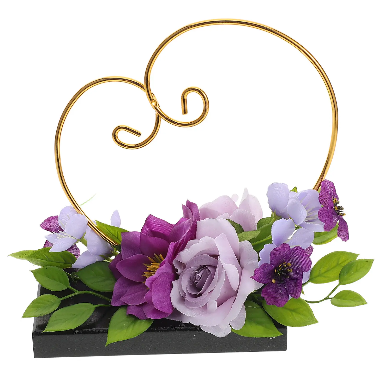 

Подставка для украшений в форме сердца с имитацией роз - компактный держатель для колец, серег и ожерелий для свадьбы и помолвки