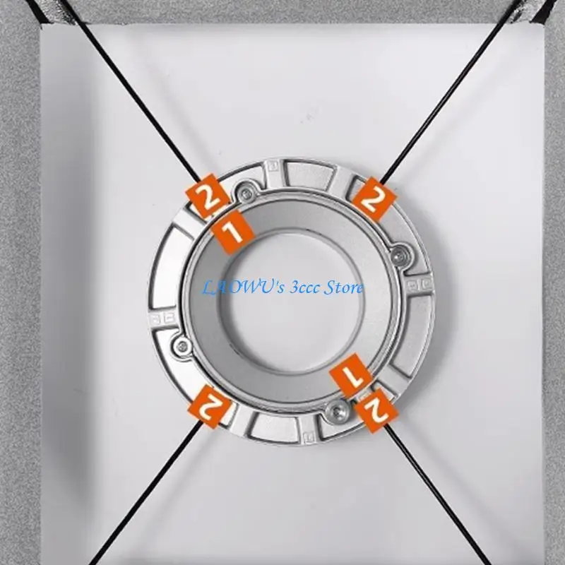 

Y8AD Bowen Mount Softbox Speed Rings Adapters for Flash Photography Lighting