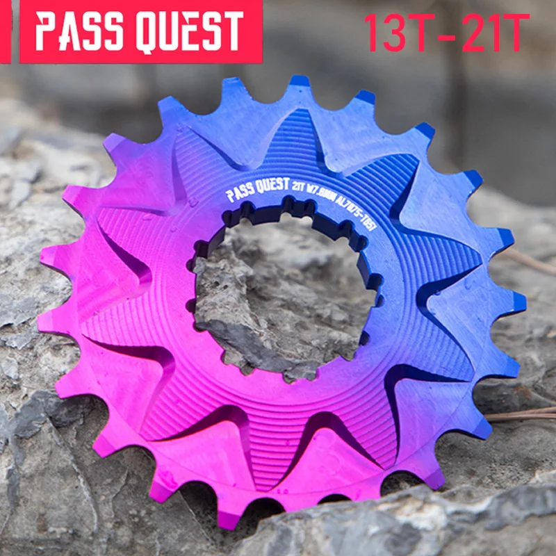 

PASS QUEST Single Speed Cassette For Shimano CS HG200 HG400 HG50 Cog Conversion Kit 13t 14t 16t 17T 18T 20T MTB Bike Freewheel