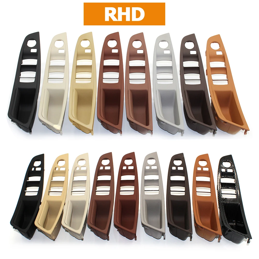 Right Driver Cars RHD For BMW 5 Series F10 F11 Interior Armrest Window Switch Panel Cover Door Pull Handle 520i 523i 525i