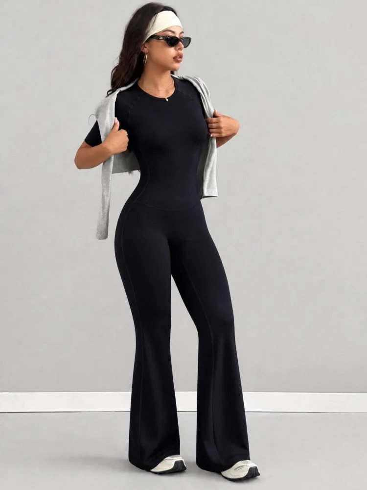 1PCS Yoga Gym Rompers Jumpsuits Women Sports Overalls Active Wear Fitness Clothing Workout Clothes Women Short Playsuits Outfits