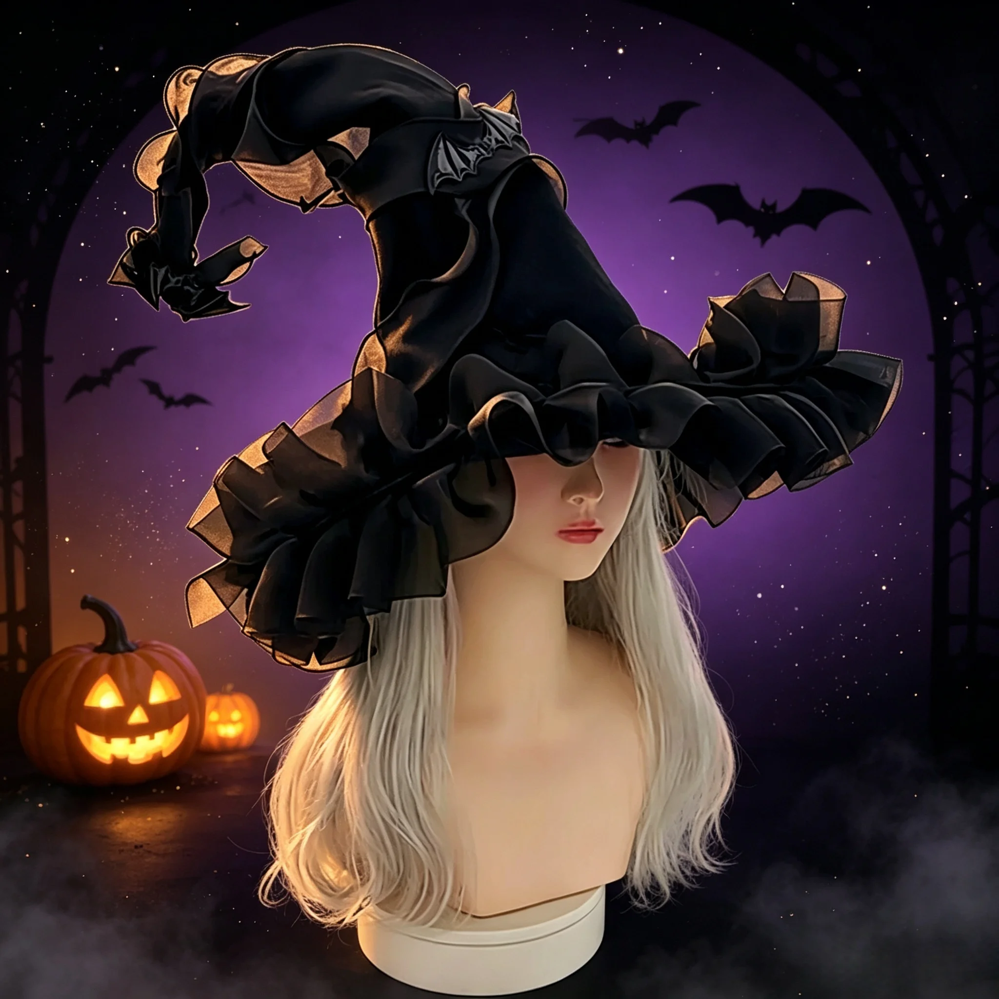 Serre-Tête Chapeau de Sorcière – photo 3