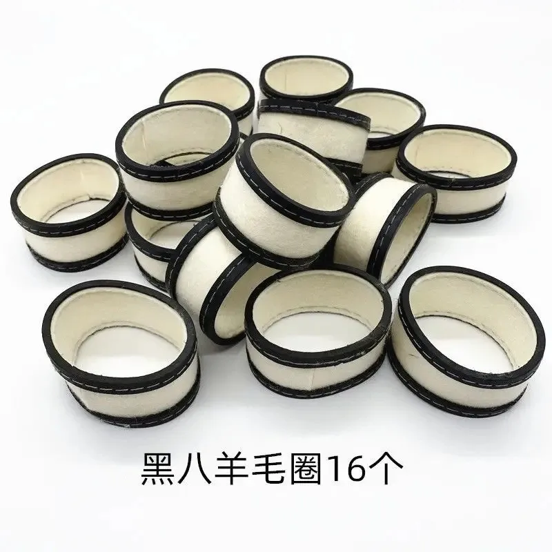 16 Pcs Wool Rings Replacement Parts for Billiard Ball Washing Machine, Billiard Cleaner Machine Wool Ring Accessories