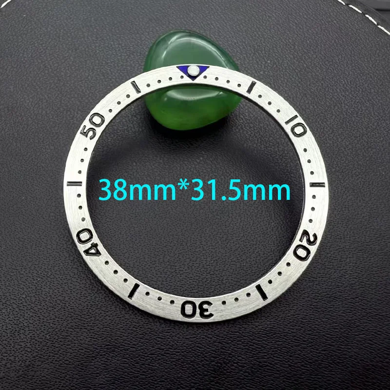 Insert de lunette de montre en acier inoxydable 38x31.5mm, adapté à SKX007 SRPD SKX009 SBBN015 SKZ209 SKZ211, pièce de rechange pour montre-bracelet pour hommes