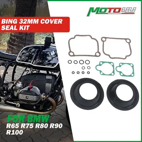 Kit de reconstruction de carburateur, anneau d'étanchéité de couvercle pour BMW R45 R65 R75 R80 R90 R100 R100RT R100RS 32mm