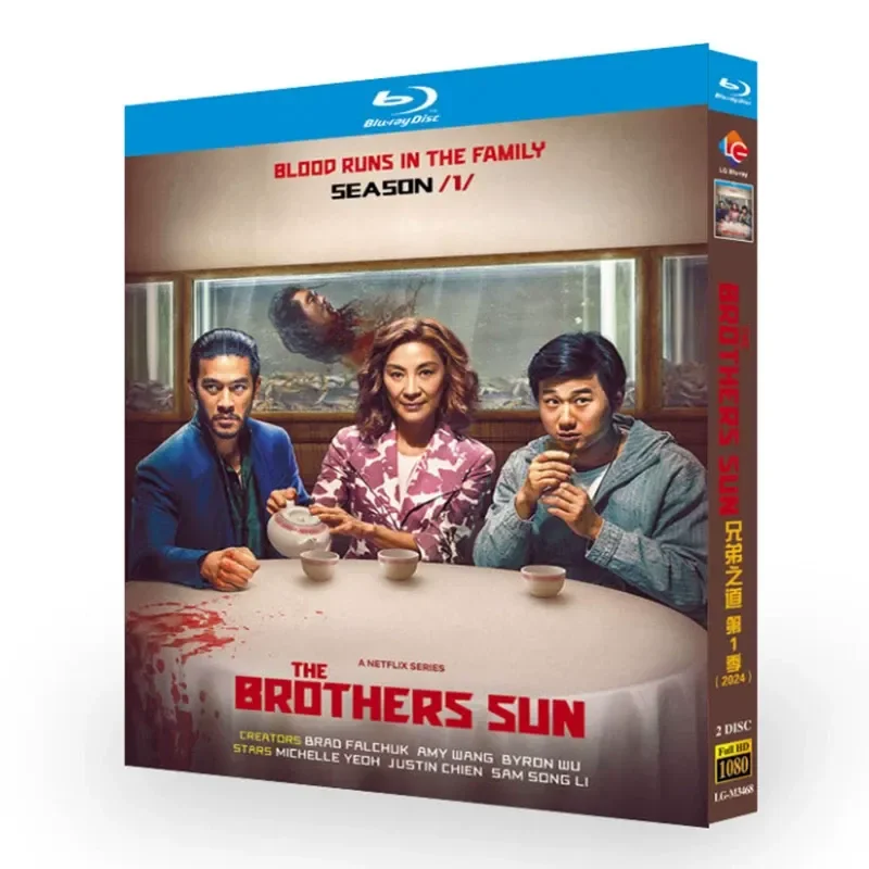 Blu-ray Ultra HD American Drama The Way of Brothers Season 1 BD Disc CD Box Michelle Yeoh Qian Yuyang