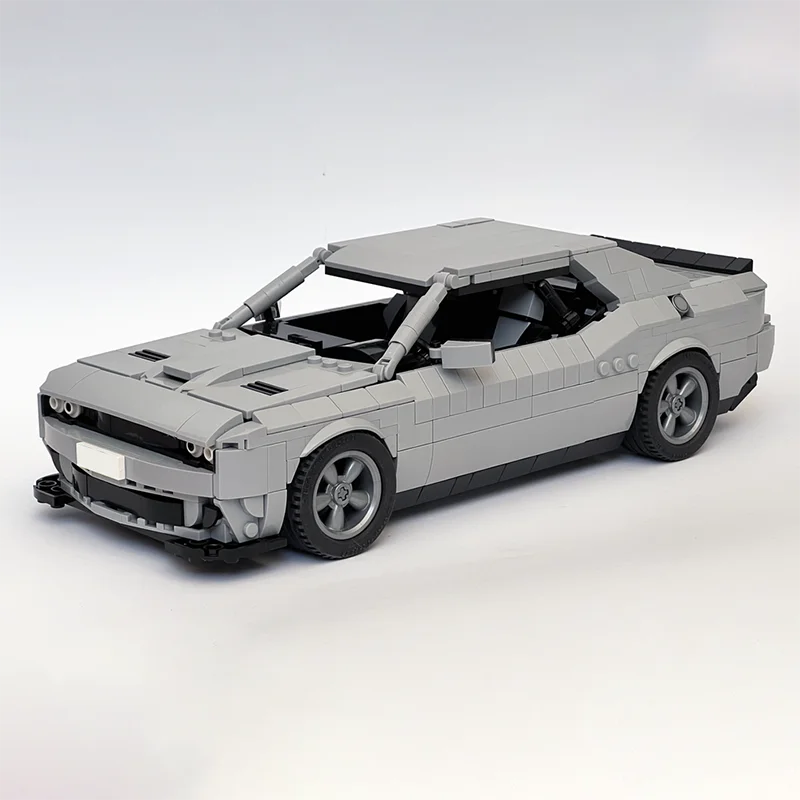 

MOC Dodge challenger "Demon" LB ，Racing Car Building Blocks DIY Creative Assembly Bricks Toy Present Technology Building Blocks