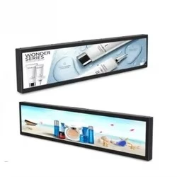 19 24 28 36 37 43 48 inch Wall mounted wayfinding digital signage stretch bar display Monitor LCD stretch bar display