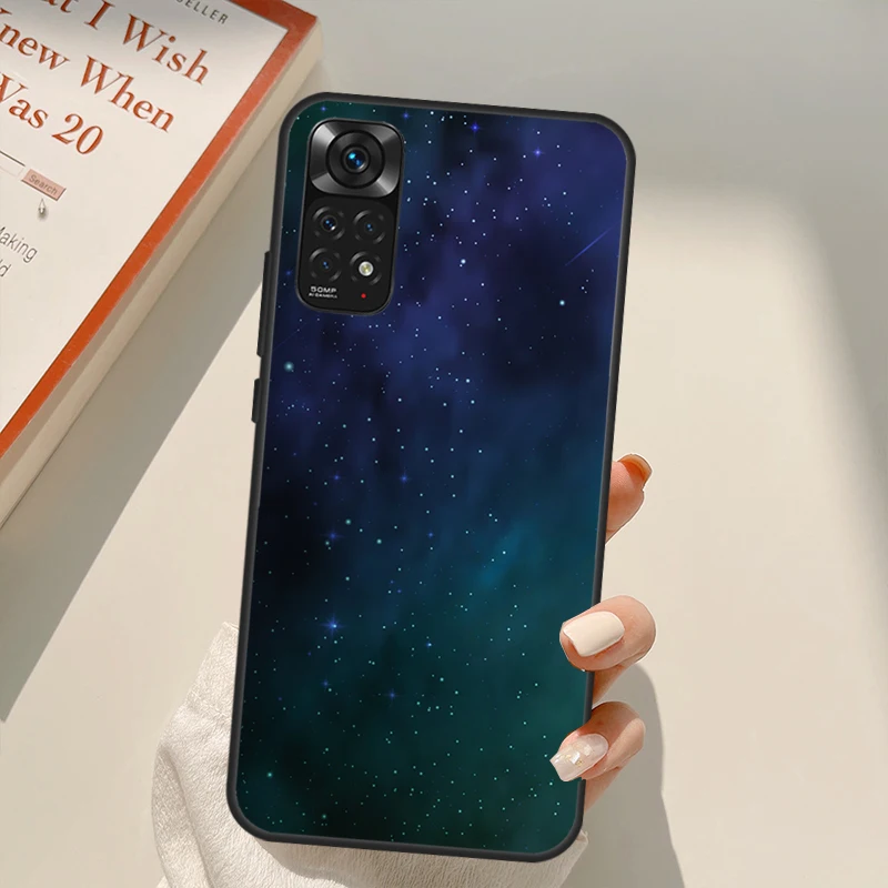 Space For Galaxy Universe Case For Xiaomi Redmi Note 11 10 9 8 Pro Note 11S 10S 9S 8T K50 K40 9A 9C 10A 10C Cover