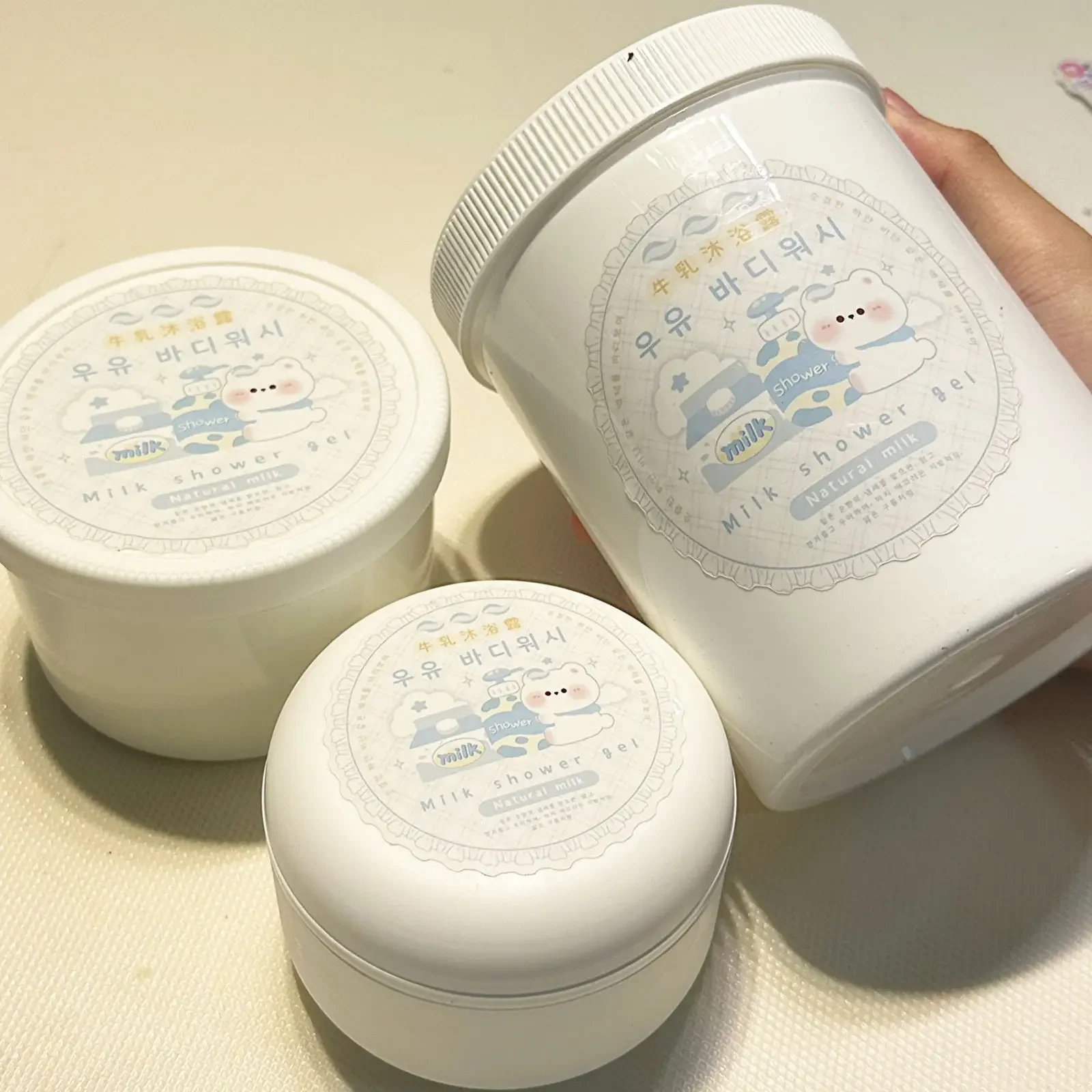 

Foaming Cow Milk Shower Gel Slime Budget Friendly by A Longs