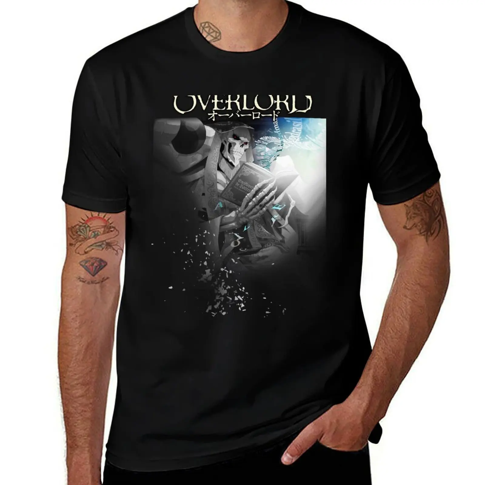 

Overlord - T-Shirt anime t shirts oversize man t shirt cotton T-Shirt