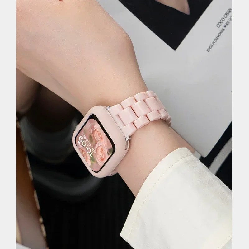 Candy Strap For Apple Watch Band 44mm 40 41 45 38 49 46 42mm Women Link Bracelet iWatch Series Ultra 12/11/10/9/8/7/SE/6/5/4