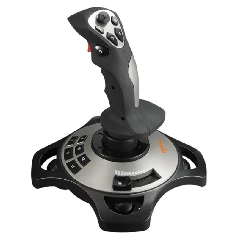 2025 Game Controller Joystick Flight with 12 Programmable Buttons Vibration for PC Windows