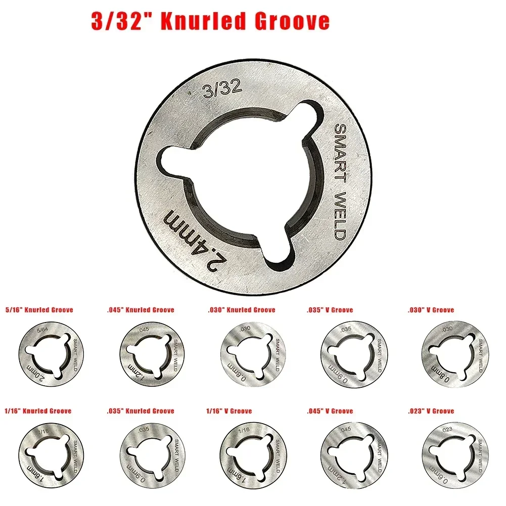 

Miller MIG Welder Wire Feeder V Groove Knurled Groove Bearing Steel 1/16 Drive Roller For SIP .023 .030 .035 .045