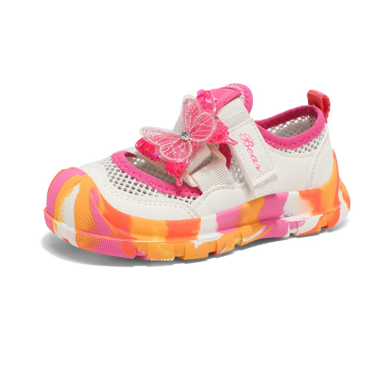

2025 New Summer Children Sport Sandals for Boys Girls Breathable Kids Running Shoes Non-Slip Soft Sole Colorful Cool Colors