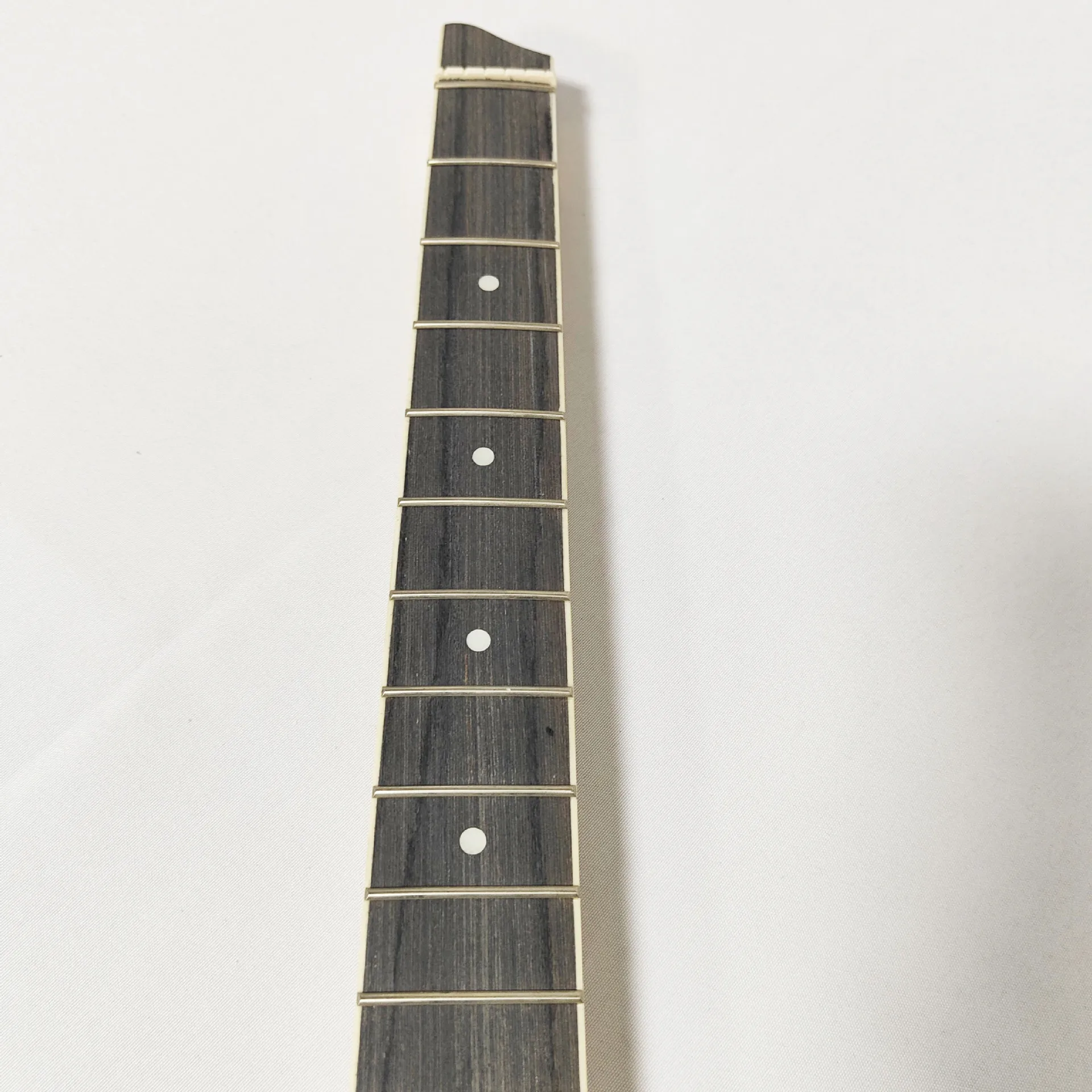 Maple Wood Headless 6 String Electric Guitar Neck 25 Frets Rosewood Fingerboard Matte Finish Small Dot Inlays Unfinished Neck
